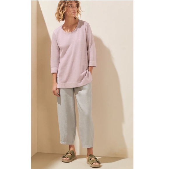 POETRY • Hemp Organic Jersey Tunic Top in Lilac Pink - Picture 2 of 5